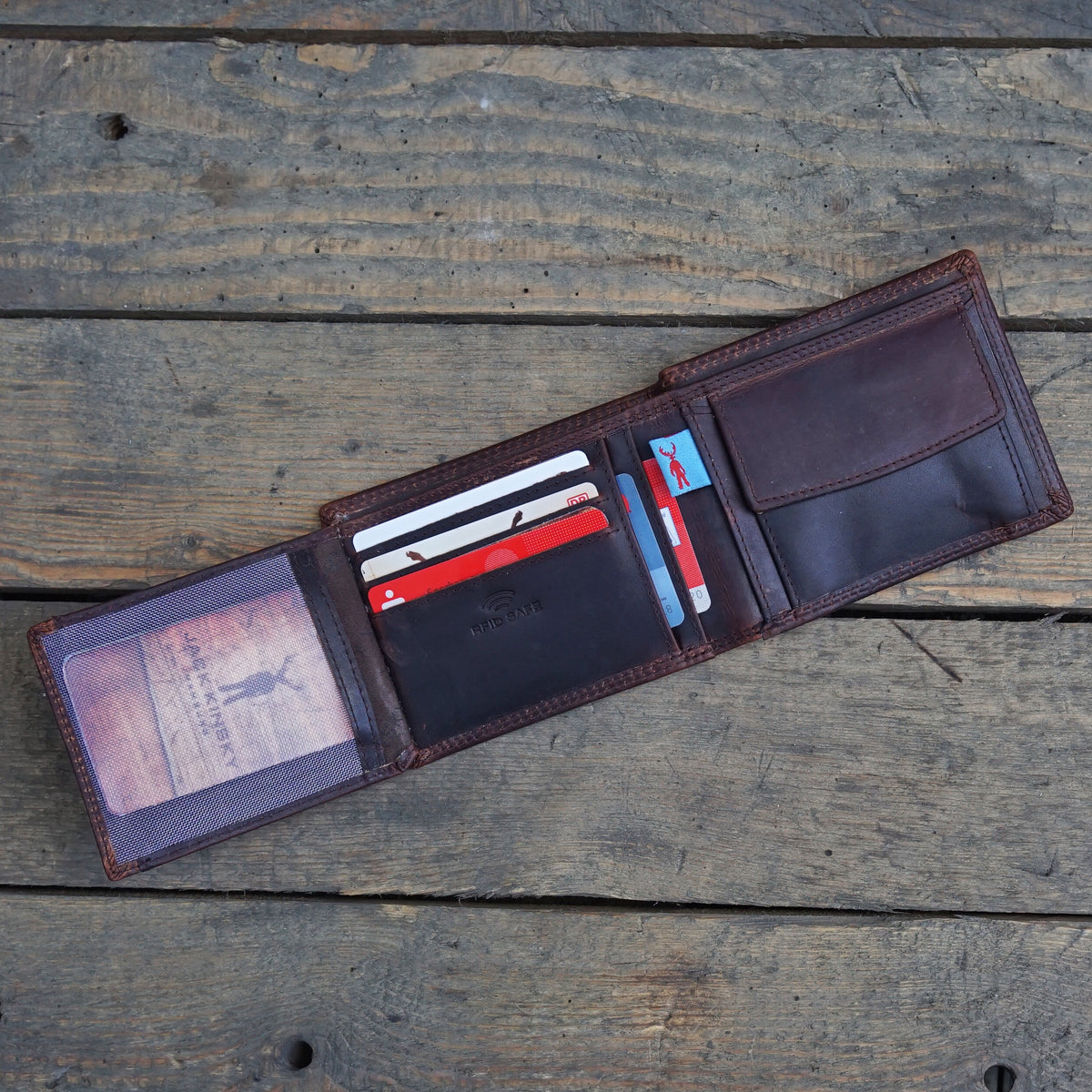 Scheintasche 1 Klappe quer Monterey