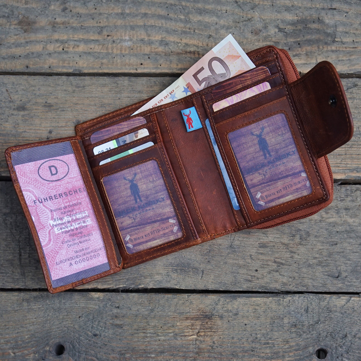 Damenbörse mit RV-Fach Monterey