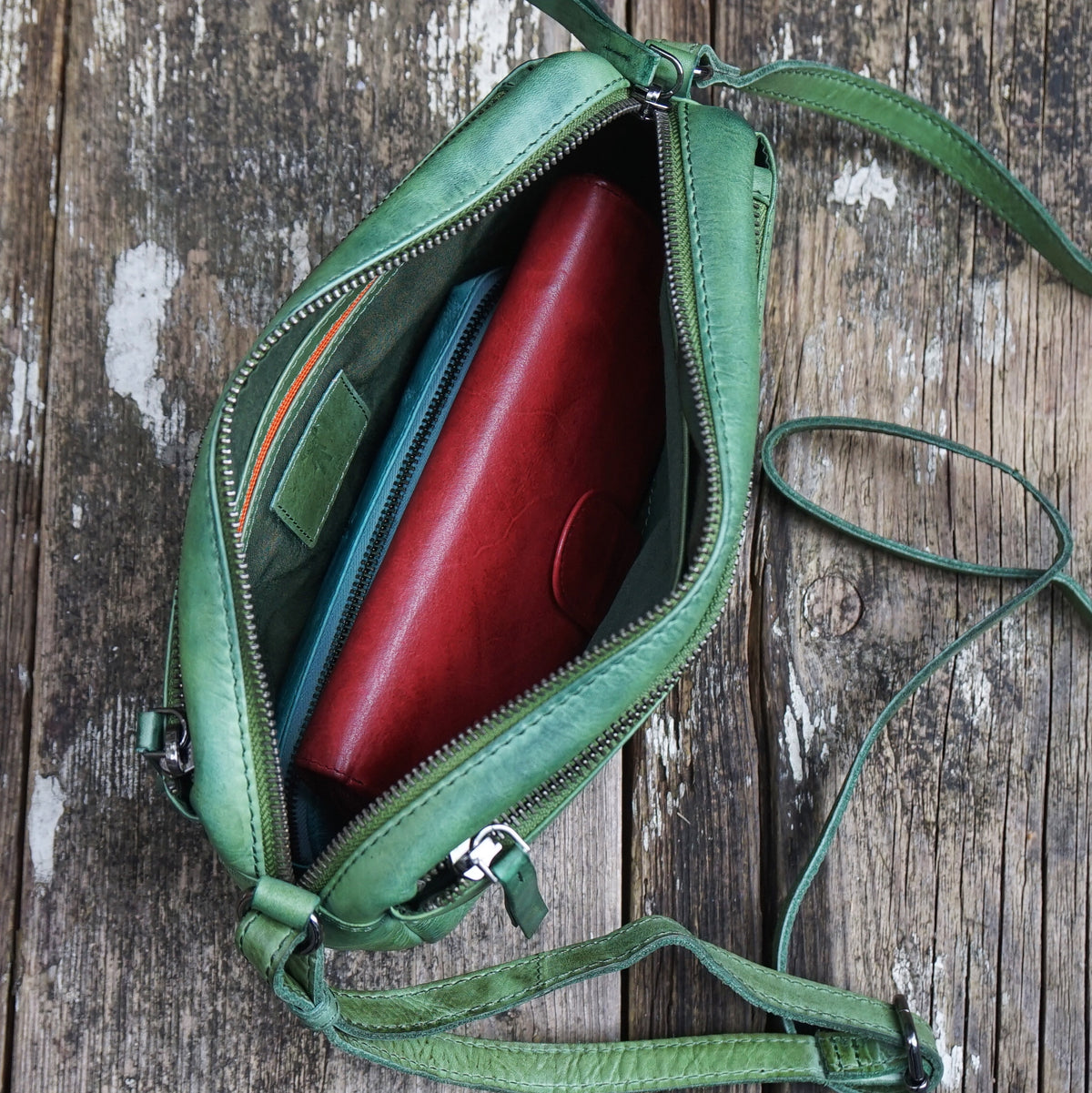 Umhängetasche 3 Fächer Nelson