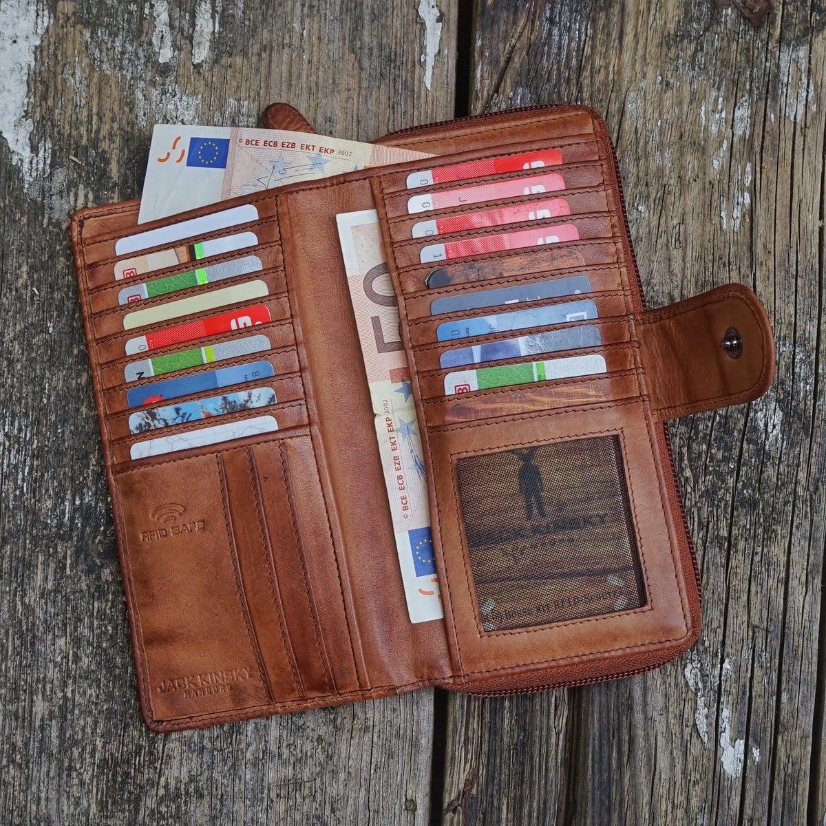 Börsen mit vielen Kartenfächern Nelson