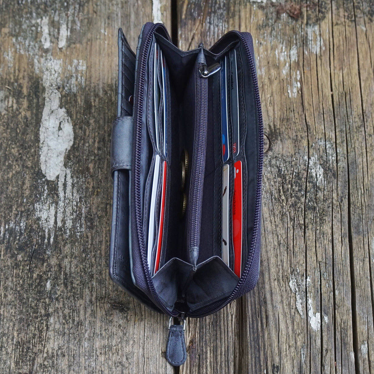 Börsen mit vielen Kartenfächern Nelson