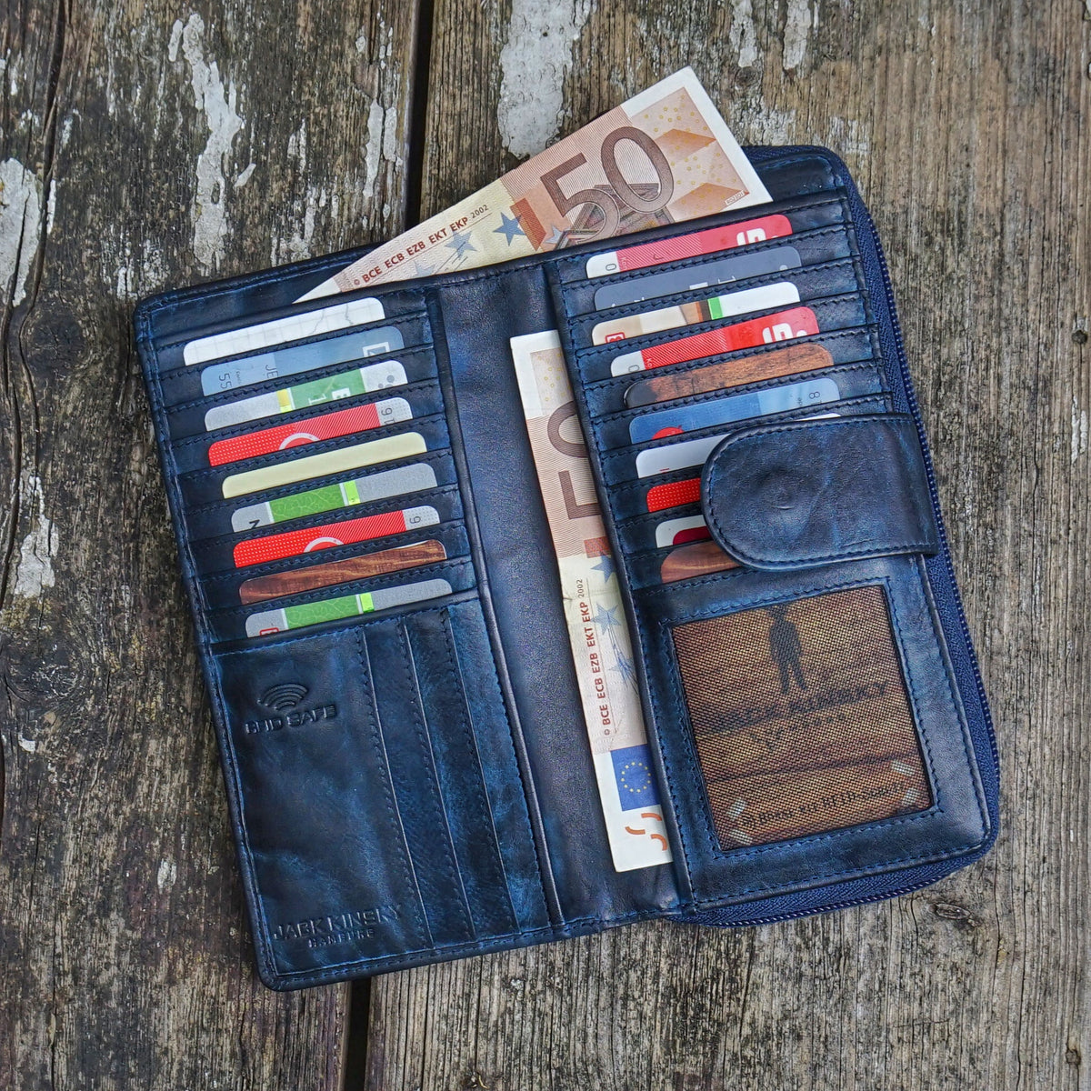 Börsen mit vielen Kartenfächern Nelson