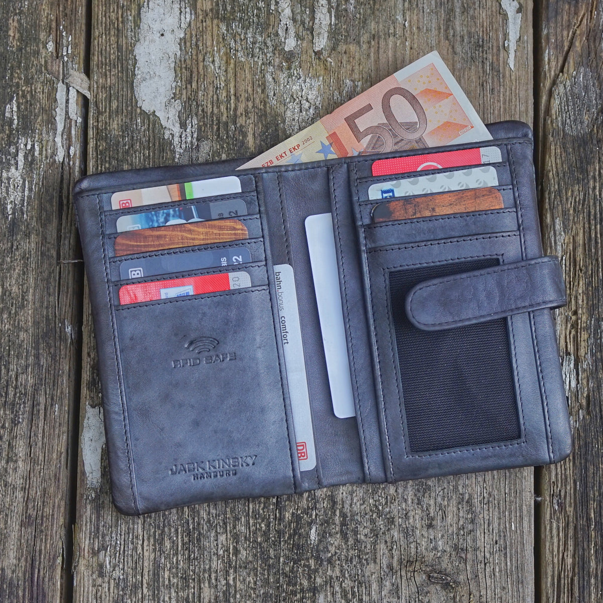 Geldbörse m. Riegel Nelson