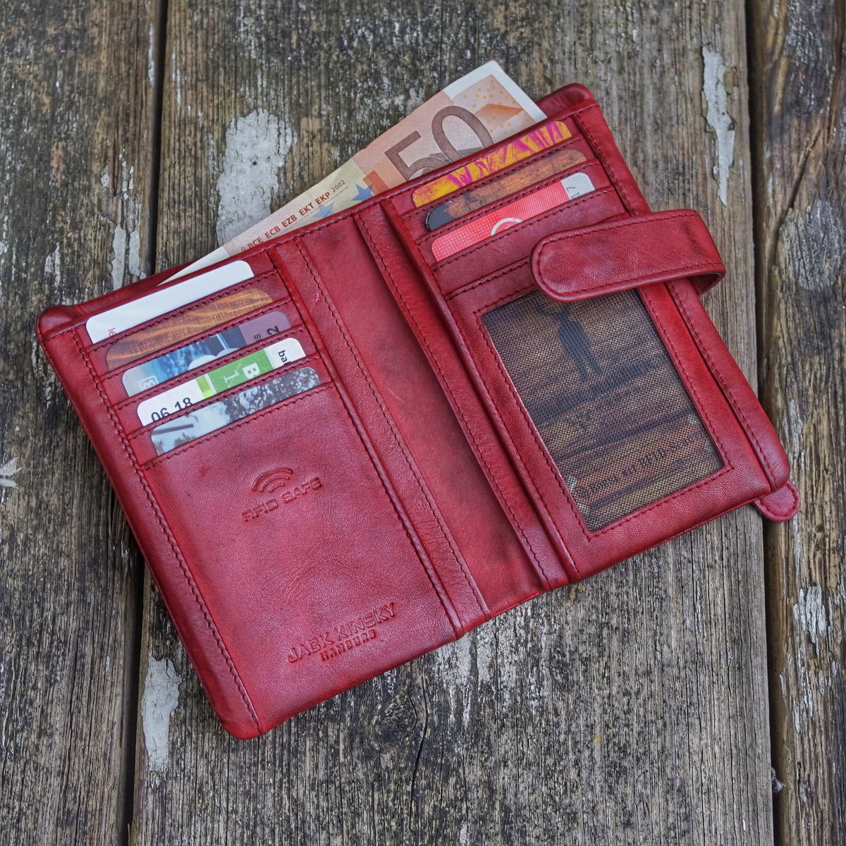 Geldbörse m. Riegel Nelson