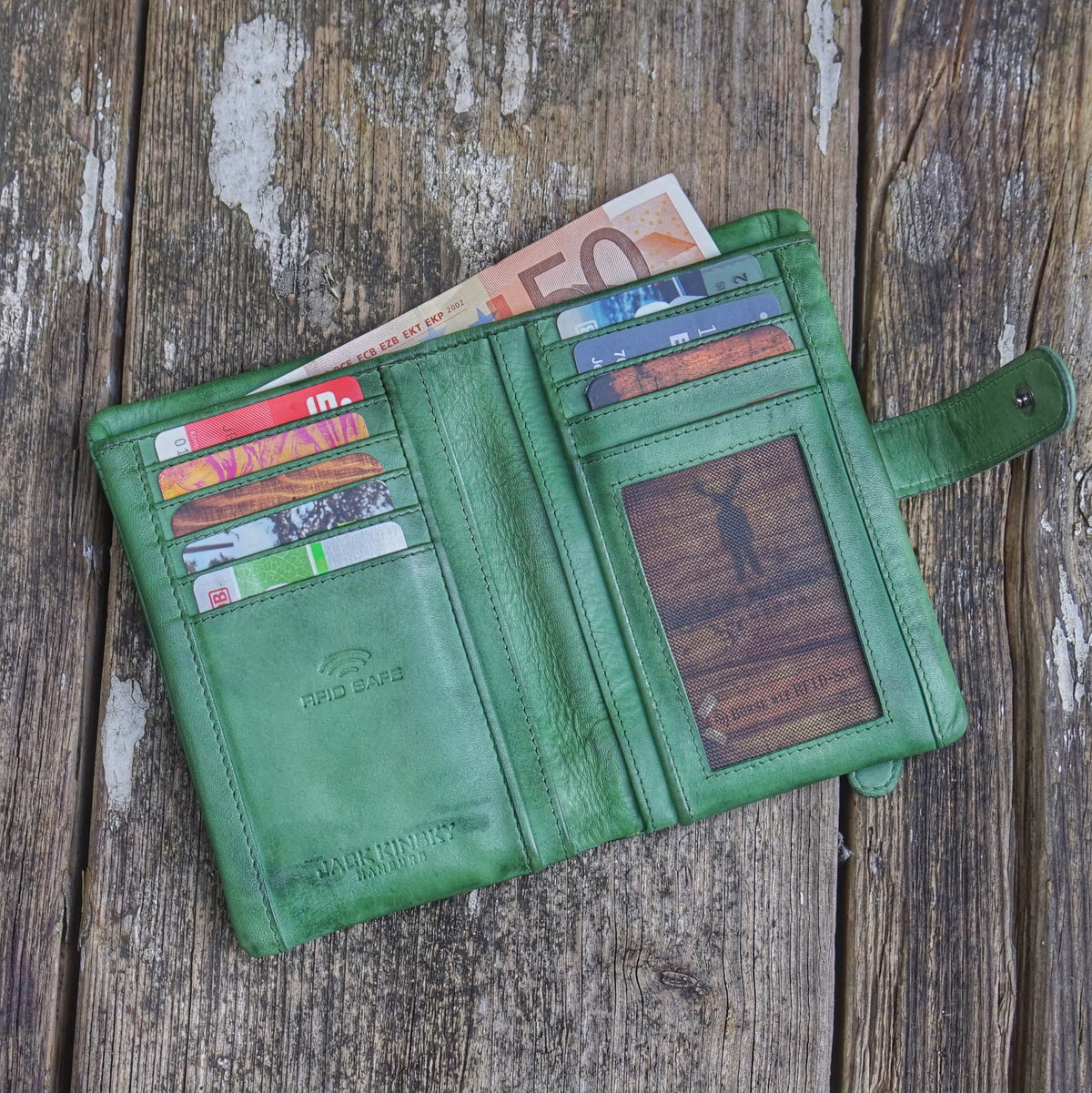 Geldbörse m. Riegel Nelson